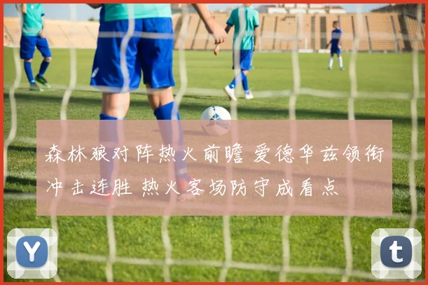 森林狼对阵热火前瞻 爱德华兹领衔冲击连胜 热火客场防守成看点